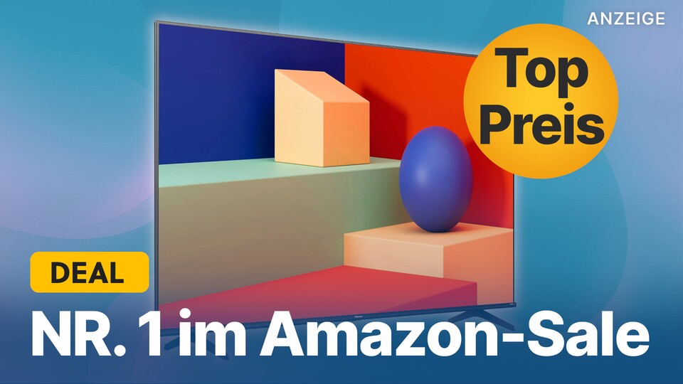 Der günstige 4K-Fernseher Hisense E6KT ist momentan der Nr. 1 TV-Bestseller in den Amazon Oster-Angeboten.