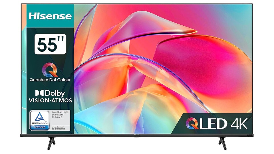 Beim Hisense E7KQ bekommt ihr für wenig Geld ein QLED-Display und eine ordentliche Gaming-Leistung.