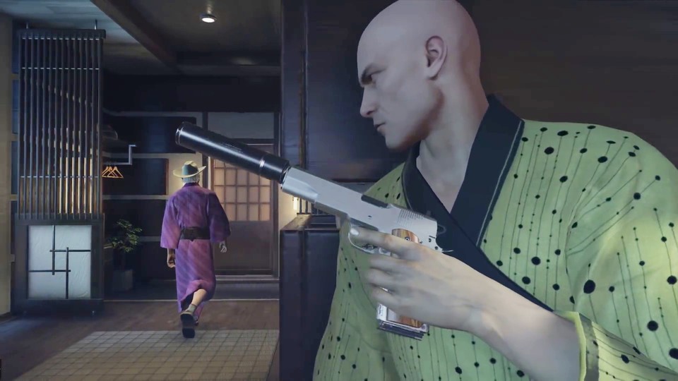 Agent 47 ist auch im Kimono tödlich.