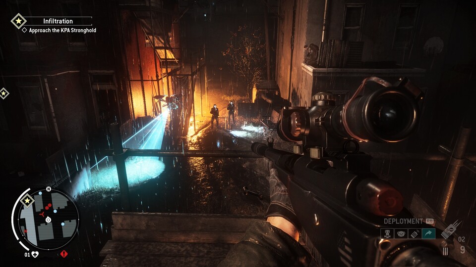 In den Nacht-Missionen sehen die Lichteffekte richtig schick aus.