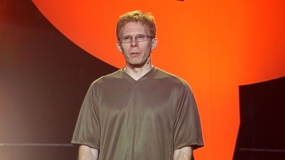 John Carmack auf der QuakeCon 2011. 