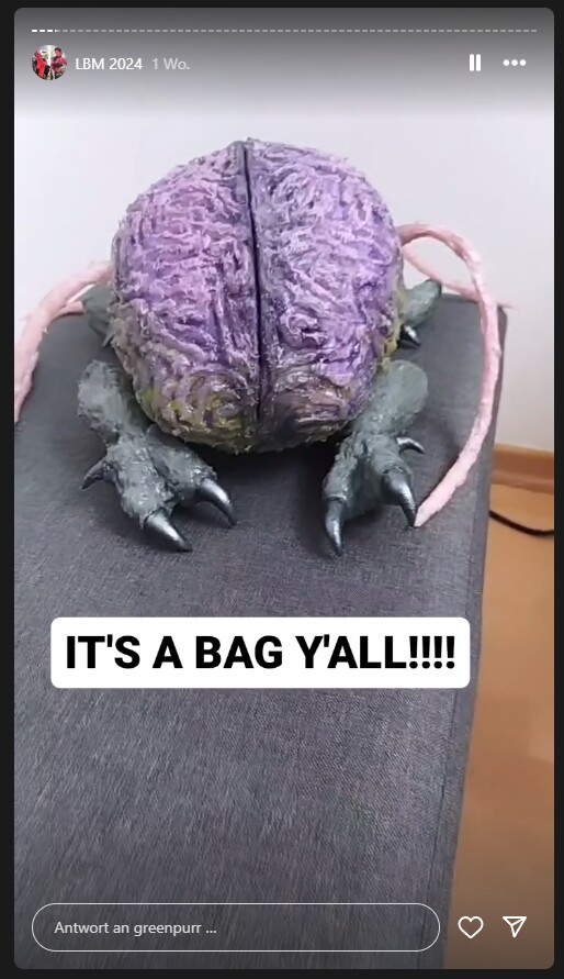 Mein persönliches Highlight: Die Elder-Brain-Tasche! Praktisch und hübsch zugleich! Quelle: greenpurr auf Instagram