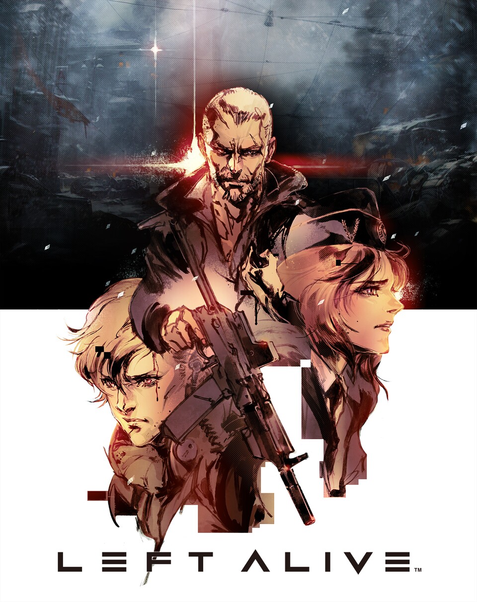 Die Artworks zu Left Alive tragen die typische Handschrift des Metal-Gear-Zeichners Yoji Shinkawa und wirken düster-dystopisch.