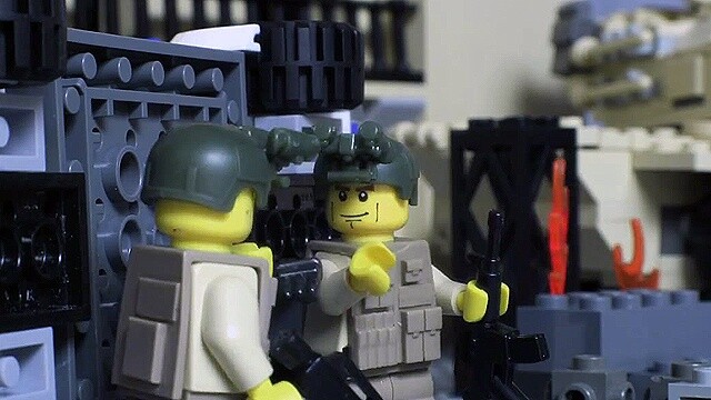 Ein Ausschnitt aus der Lego-Variante des Ankündigungs-Trailers von CoD: Modern Warfare 3.