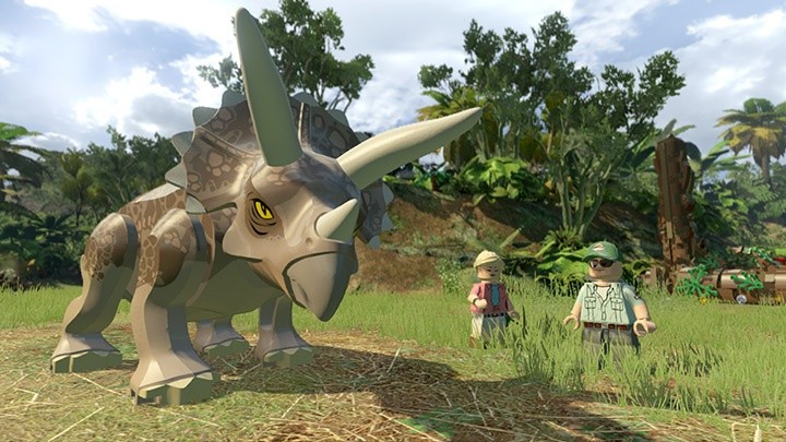 Nützliches Dreihorn: Haben wir den Triceratops aufgepäppelt, können wir mit ihm neue Levelbereiche erschließen. 