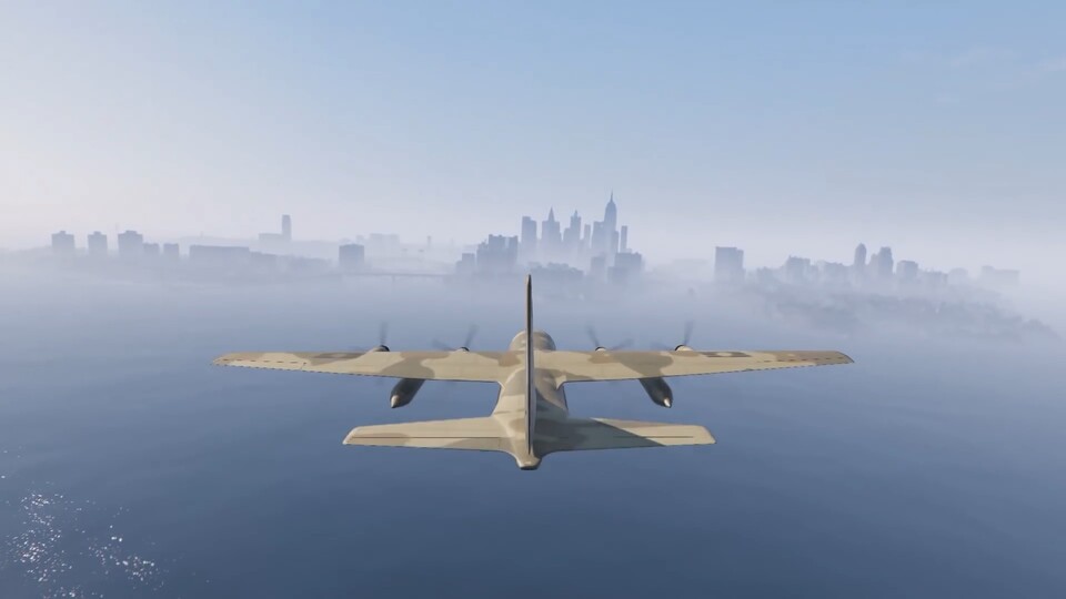 Der Teaser-Trailer zeigt Liberty City im Nebel vor der Küste von Los Santos. Es dauert wohl nicht mehr lang, bis wir die Großstadt in GTA 5 erforschen können. 