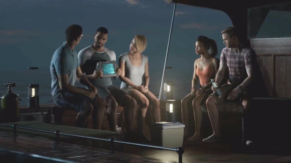 Fünf junge Menschen auf einem Boot - so beginnt Man of Medan.