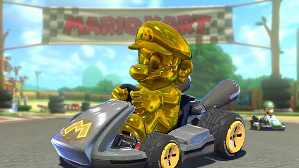 Einen vergoldeten Mario bekommt nur, wer ihn sich verdient.