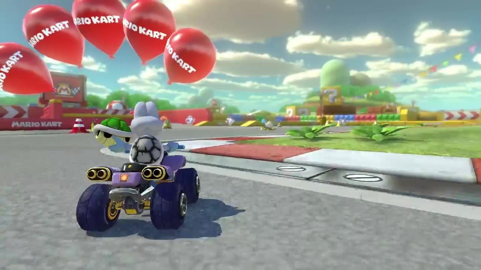 Mario Kart 8 Deluxe - Debüt-Trailer der Nintendo Switch-Neuauflage zeigt Ballonschlacht, neue Strecken + Fahrer