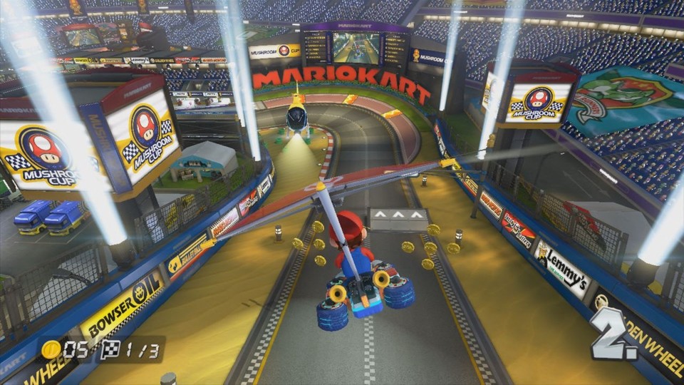 Mario Kart 8 läuft nicht in einer 1080p- sondern in einer 720p-Auflösung.