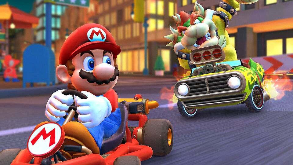 Mario Kart Tour ist bislang nur gegen CPU-Fahrer spielbar. 