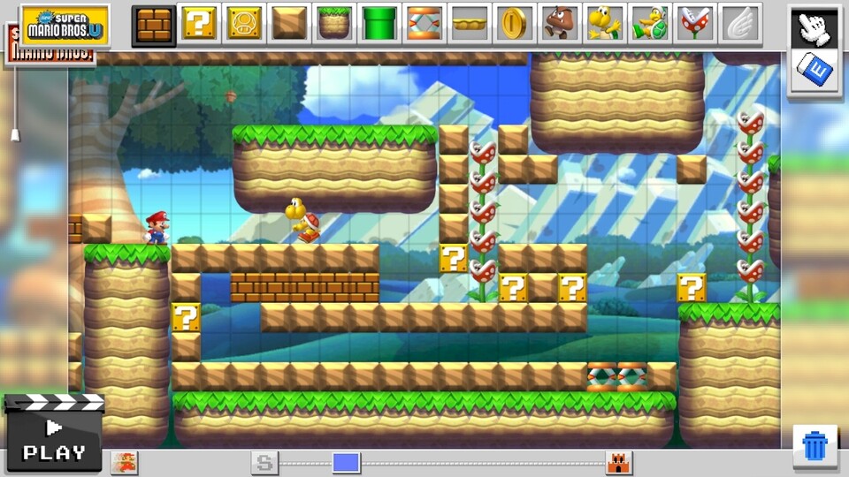 Mario Maker ist ein Level-Baukasten für die Wii U. Der Release wird im ersten Halbjahr 2015 erfolgen.