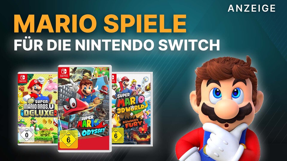 Aktuell gibt es einige Mario Spiele für die Nintendo Switch bei Amazon im Angebot!