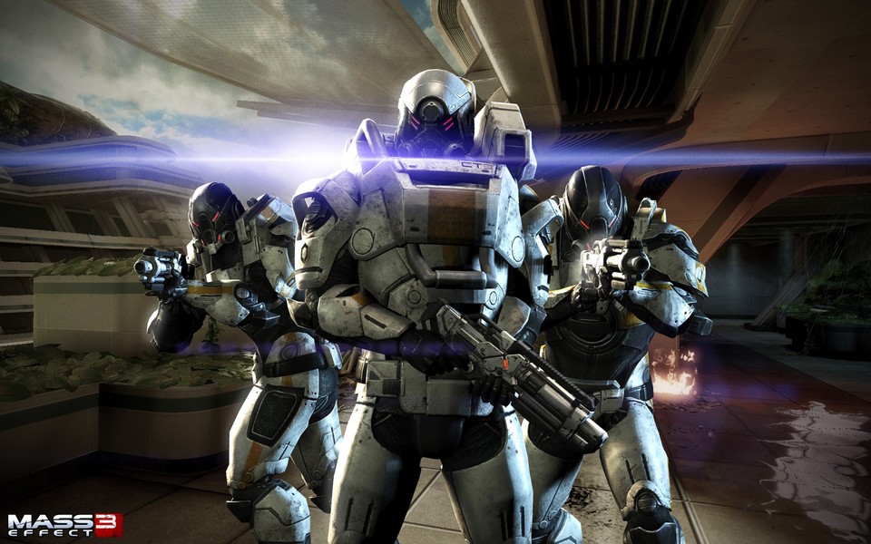 In Mass Effect 3 kämpft Shepard u.a. gegen Cerberus-Soldaten.