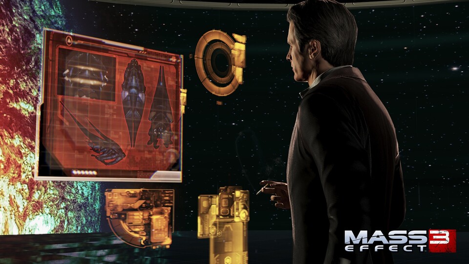 Auch der Unbekannte (»Illusive Man«) aus Mass Effect 2 ist wieder mit dabei.