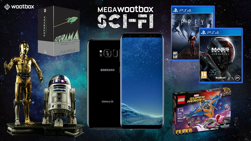 In der MegaWootbox »Sci-Fi« stecken auch im Juni wieder Sammlerartikel für über 2.000 Euro.