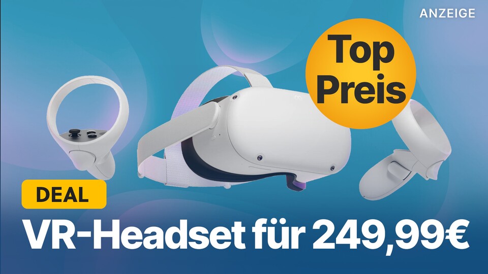 Mit der Meta Quest 2 bekommt ihr jetzt ein eigenständiges VR-Headset, das aber auch für PC geeignet ist, generalüberholt für nur 249,99€.