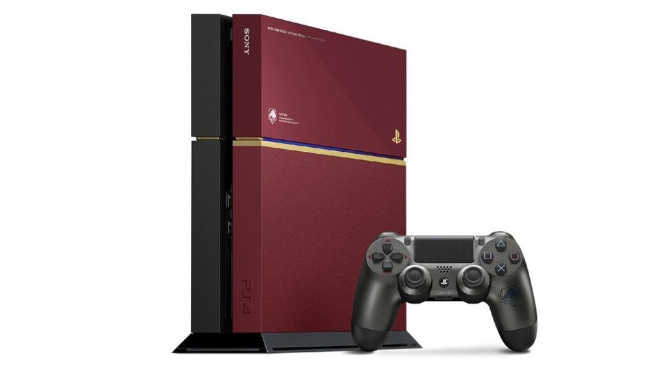 Die PlayStation 4 im MGS-Design wird auch in Deutschland verkauft.