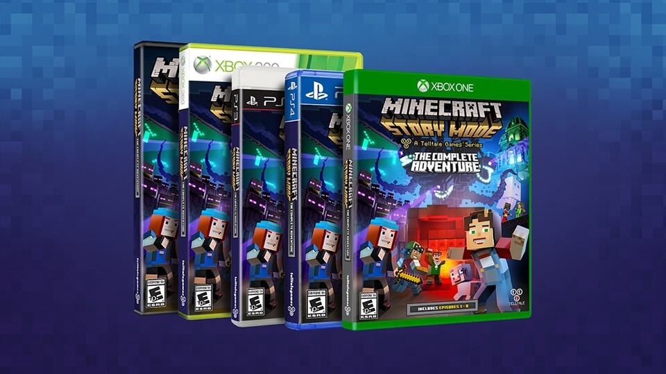 Minecraft: Story Mode - Trailer zur Komplett-Edition »The Complete Adventure« mit allen acht Episoden auf Disc