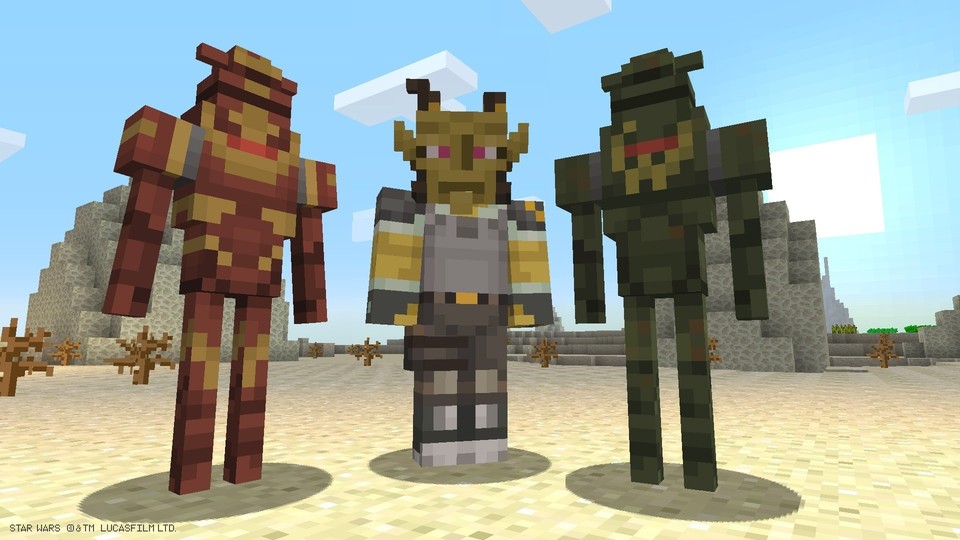 Minecraft hat ein neues Star-Wars-Rebels-Skinpack erhalten. Kostenpunkt: Drei Euro.