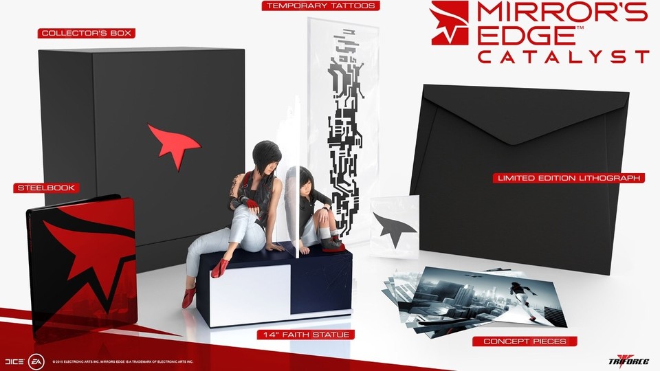 Mirror’s Edge Catalyst kommt auch als Collector's Edition, allerdings für satte 220 Euro.