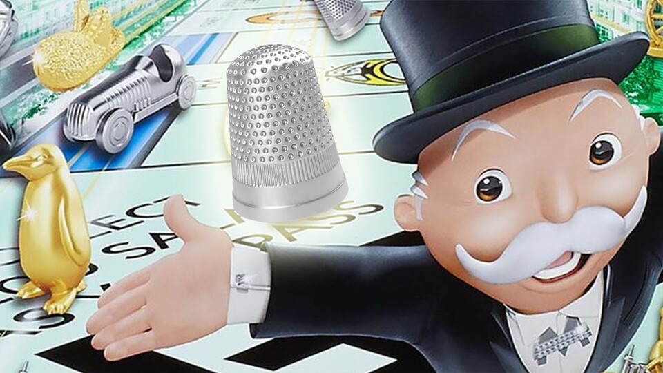 Der Fingerhut ist bald nicht mehr Bestandteil von Monopoly.
