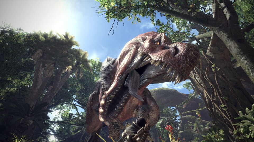 Das neue Gameplay zeigt den Kampf mit diesem Dinosaurier, der ums Verrecken nicht verrecken will. 