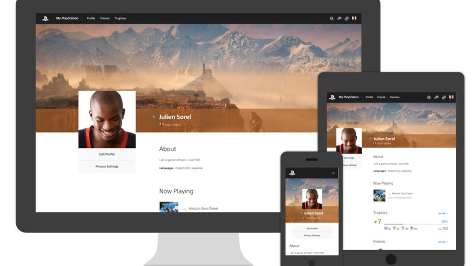Das PlayStation Network ist nun auch im Browser verfügbar.