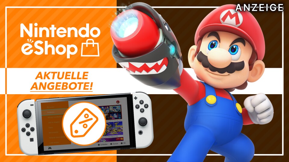Im Nintendo eShop gibts gerade viele Switch-Spiele zu günstigen Preisen. Auch ein Mario-Hit ist unter den Angeboten.