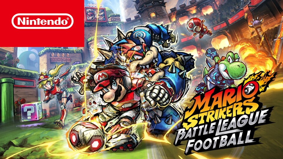 Am 10. Juni erscheint Mario Strikers: Battle League Football. Mit Nintendo Switch Online könnt ihr das Arcade-Fußballspiel aber schon am Wochenende im Multiplayer anspielen.