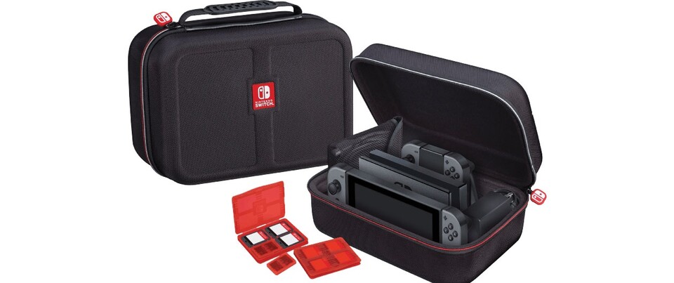 Das Deluxe Case von bigben bietet den Platz, den ihr für eure Nintendo Switch benötigt.