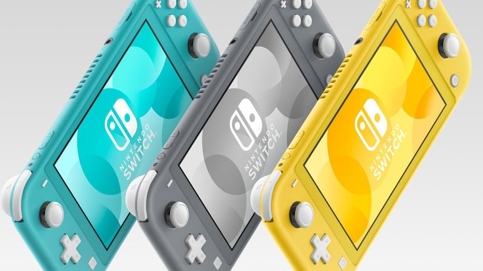 Nintendo Switch Lite kommt unter anderem in drei Farben.