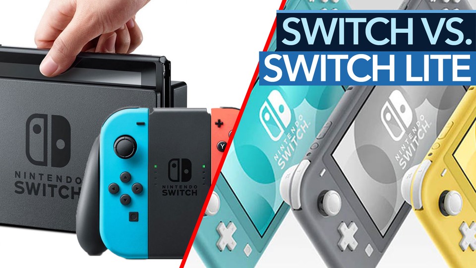 Nintendo Switch vs. Switch Lite - Das sind die wichtigsten Unterschiede