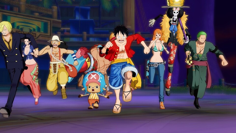Monkey D. Ruffy und seine Bande aus One Piece stürzen sich in ein neues Abenteuer.