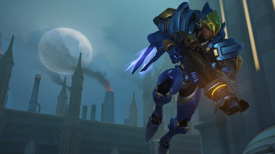 Tipps zu Pharah im Hero-Guide: Diese Ägypterin kann fliegen! Das sagt eigentlich schon alles. Und so kann Pharah besonders leicht gegnerische Stellungen umgehen und den Tod unerwartet von oben bringen.