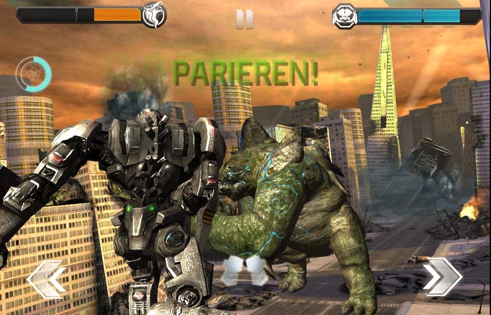 Den Angriff eines Kaiju zu parieren ist die beste Option. Die Steuerung macht es uns aber nicht leicht.
