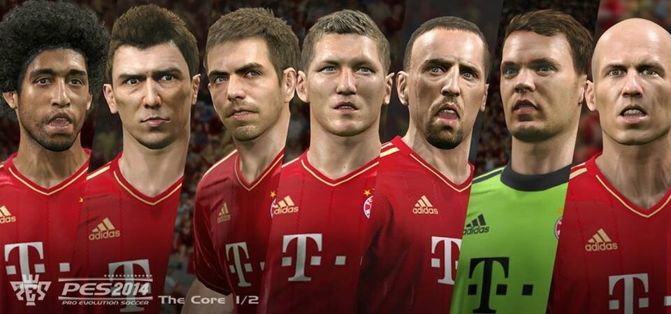 PES vs FIFA : Gerade Spieler von bekannteren Manschaften sind in beiden Spielen gut zu erkennen.