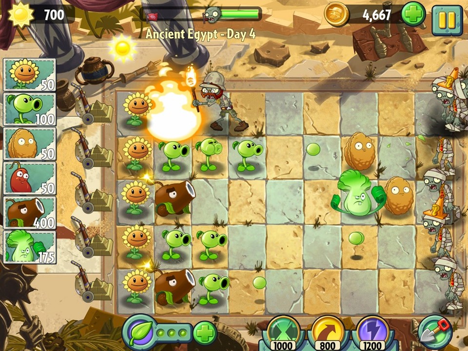 In Australien ist Plants vs. Zombies 2: It's About Time bereits spielbar.