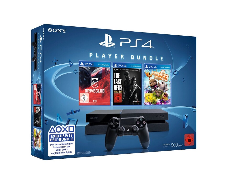 Dieses PlayStation-4-Paket mit drei Spielen kostet 325 Euro, gibt es aber nur am 18. November 2015 bei Amazon.