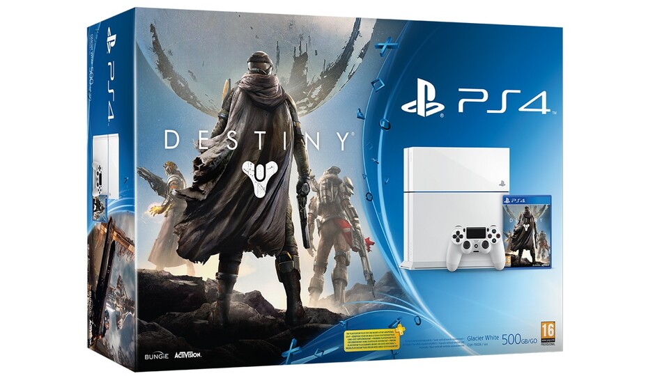 Die PS4-Variation »Glacier White« wird seperat sowie im Bundle mit Destiny verkauft.