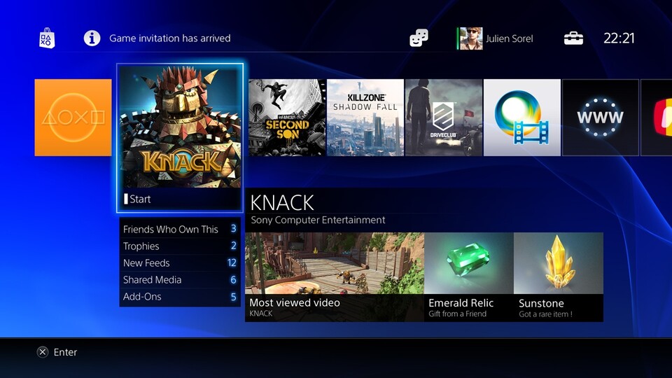Sony hat eine Liste aller Launch-Applikationen für die PlayStation 4 aus dem Entertainment-Bereich veröffentlicht.