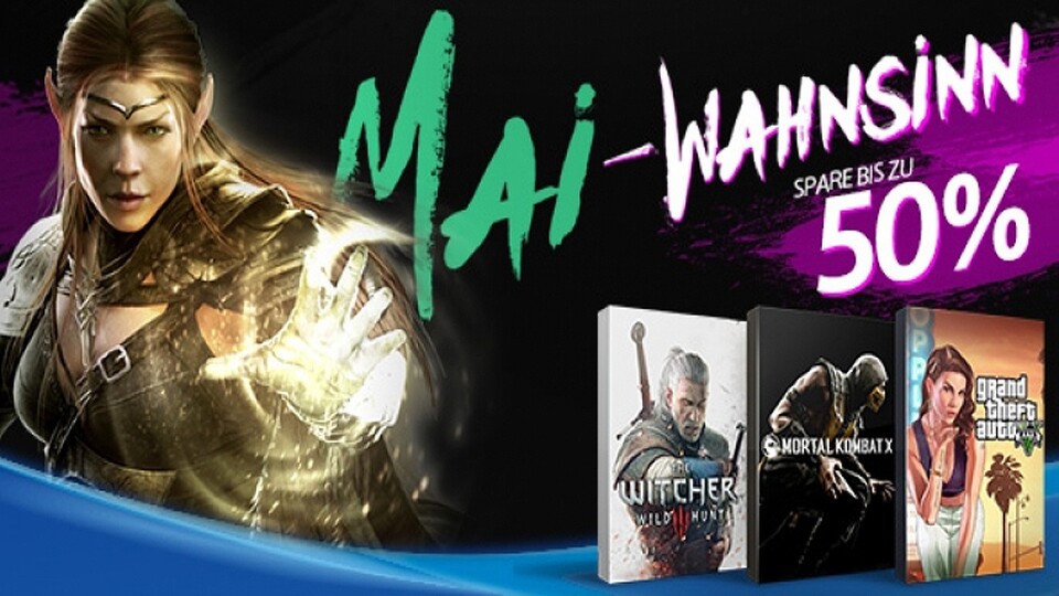 Im PlayStation Store gibt es im Rahmen des Mai-Wahnsinn-Sales über 100 Angebote.