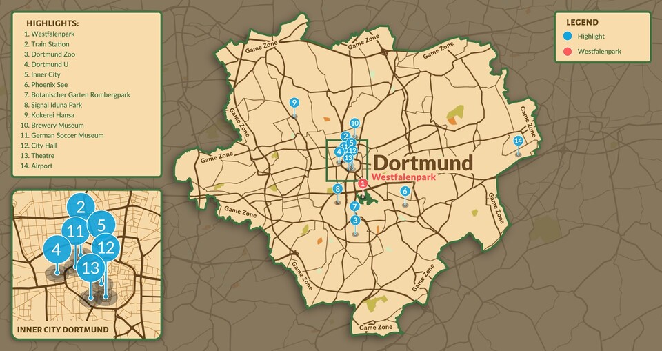Nicht nur der Westfalenpark, sondern ganz Dortmund verwandelt sich in eine besondere PoGo-Spielzone.