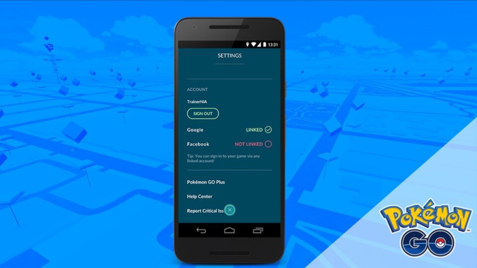 Pokémon GO erlaubt bald Facebook-Verknüpfung.