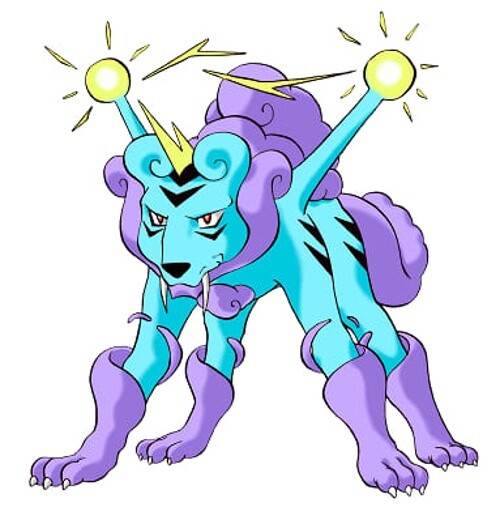 Entwurf eines legendären Pokémon von Muneo Saito.