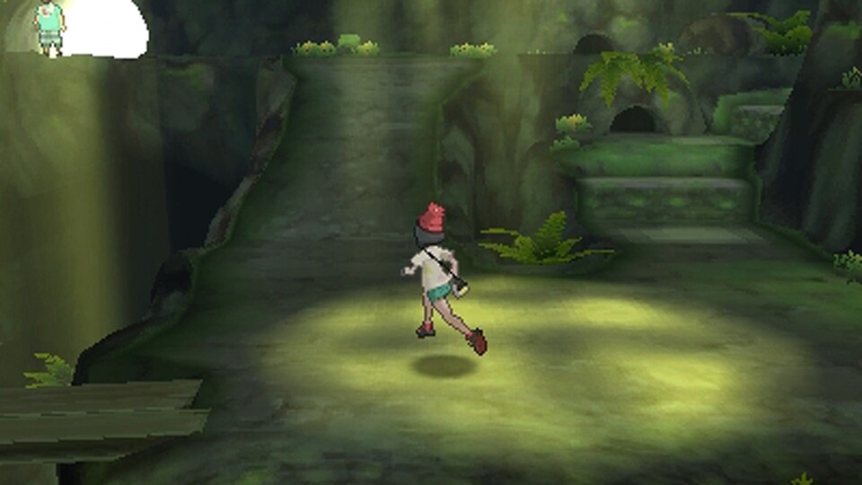 Die Inselprüfungen warten mit speziellen Herausforderungen. Auf Mele-Mele müssen wir Pokémon in einer Höhle fotografieren.