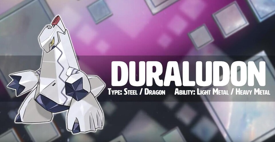 Duraludon ist Typ Drache/Stahl