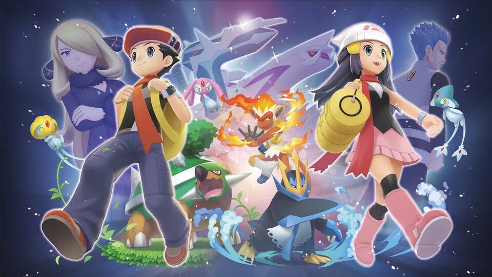 Pokémon Strahlender Diamant und Leuchtende Perle bringen ein neues Gebiet mit sich, das Legendäre Pokémon enthält.