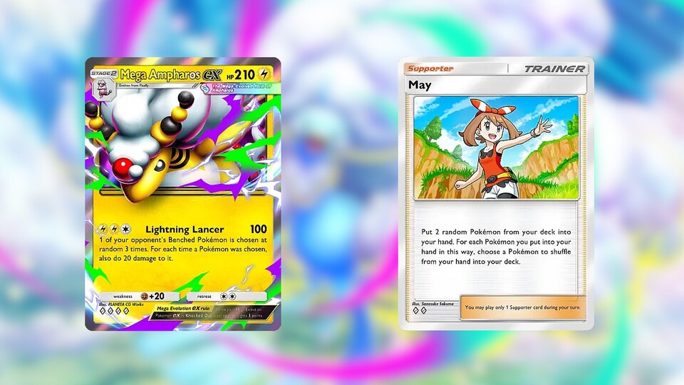 Mit Ampharos könnt ihr auch ordentlich Schaden gegen die Bank machen.