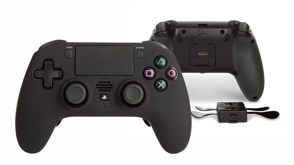 Der PowerA Fusion Pro Wireless Controller ist gut verarbeitet und bietet abnehmbare Paddles auf der Rückseite.